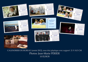 plaquette calendrier 2012